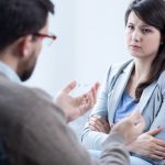 Woman getting therapy